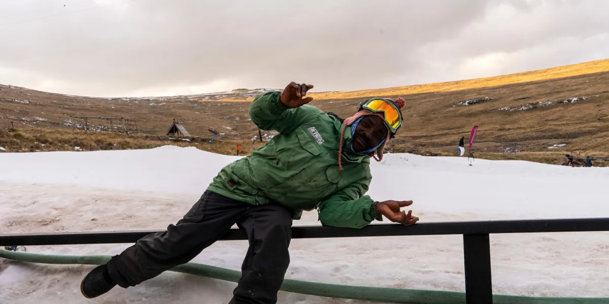 In Lesotho, the country’s only fully operational ski resort offers snowy slopes for Africa’s ski enthusiasts