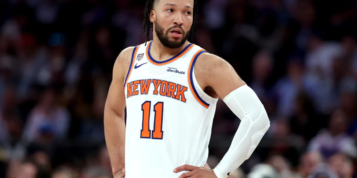 Jalen Brunson just led the Knicks to an NBA title—and credits his famous dad’s work ethic for preparing him for the job