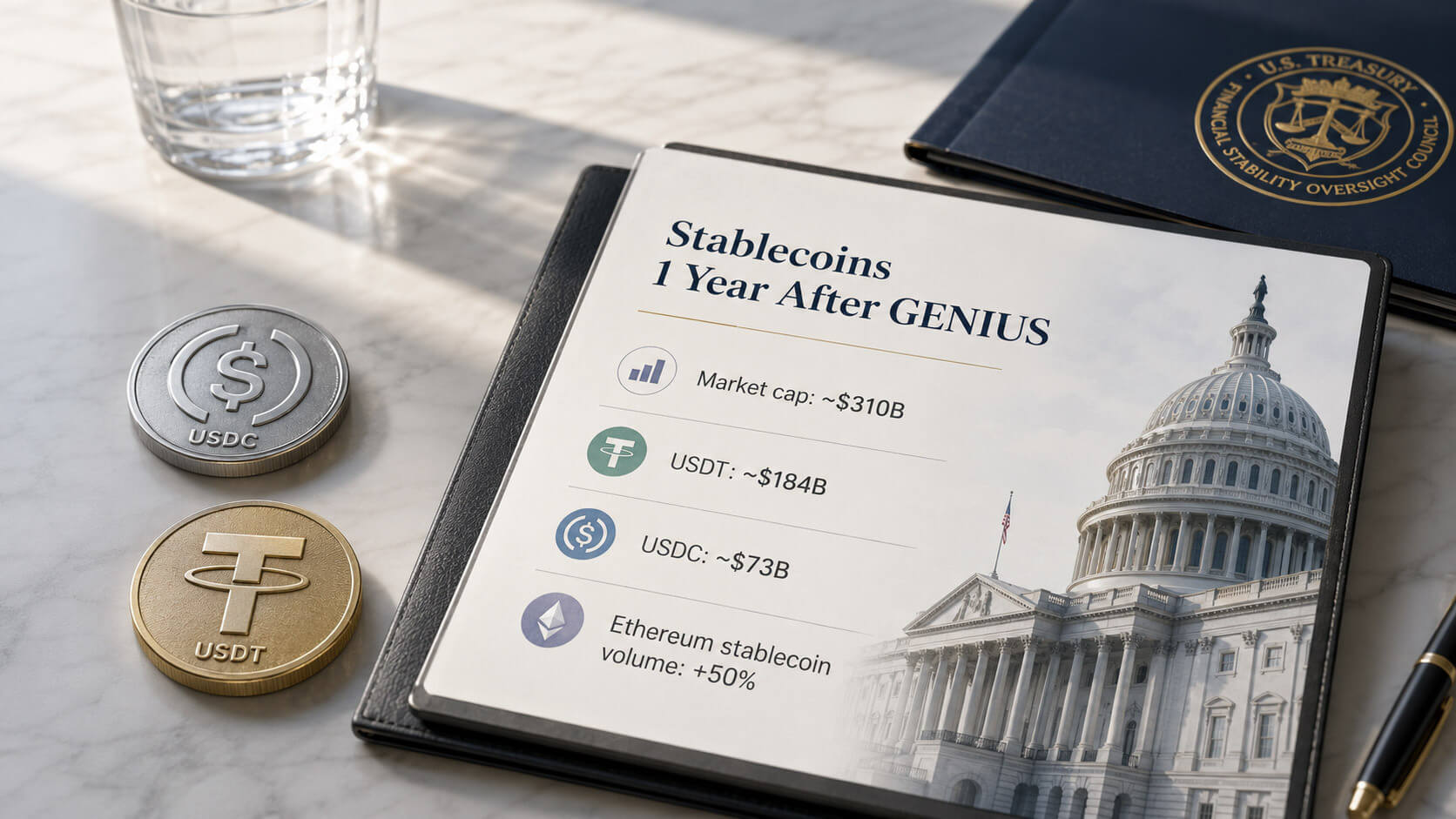 One year later, GENIUS Act just made stablecoins easier to sell