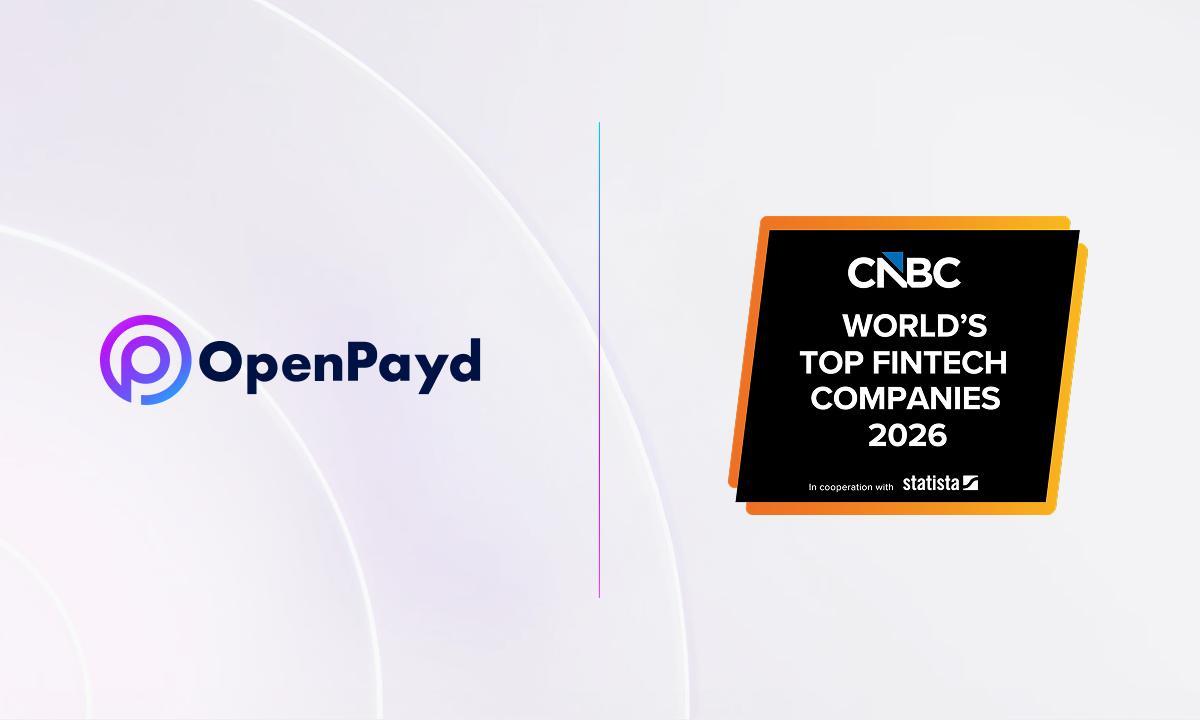 OpenPayd recognised among CNBC’s World’s Top Fintech Companies 2026