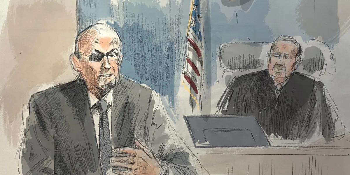 Salman Rushdie describes a ‘lake of blood’ as his convicted attacker faces terrorism charges tied to the 2022 stabbing