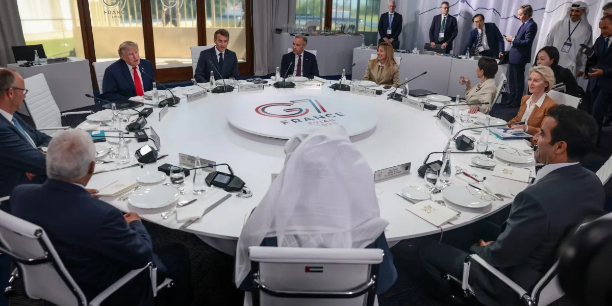 The G7 has some special lunchtime guests this year: Sam Altman, Demis Hassabis and Dario Amodei