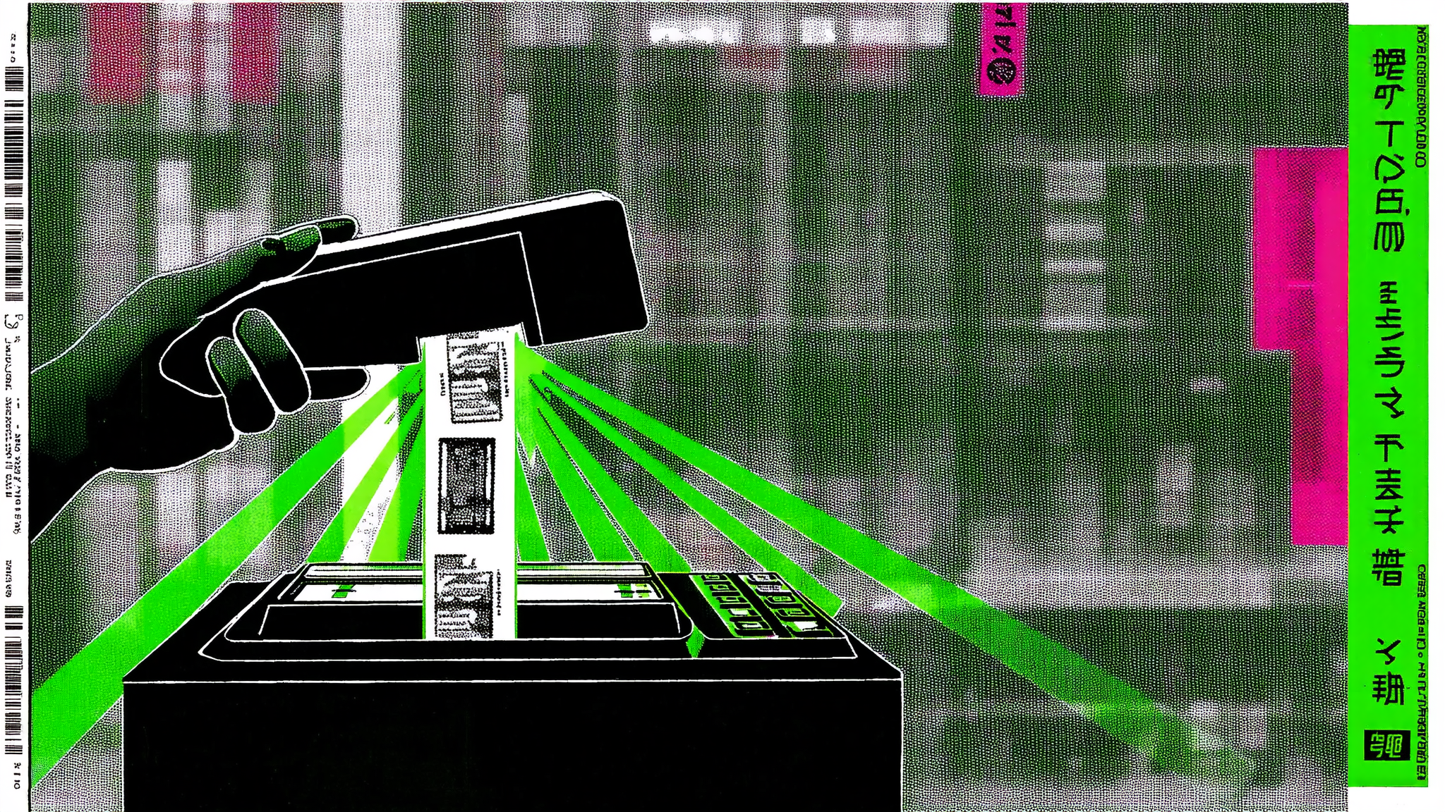 Tokyo Lawson Register Scans a Barcode for a 322-Yen JPYC Stablecoin Payment