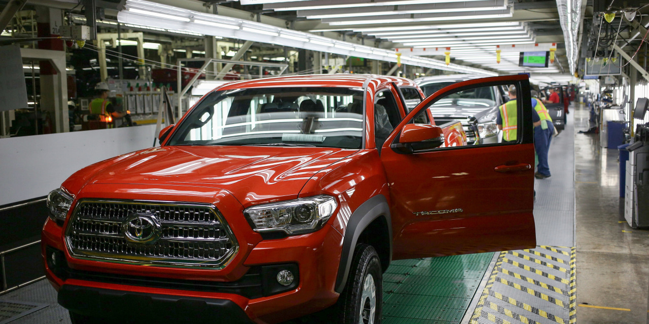 Toyota to Move Tacoma Production to Texas in $3.6 Billion U.S. Expansion Plan