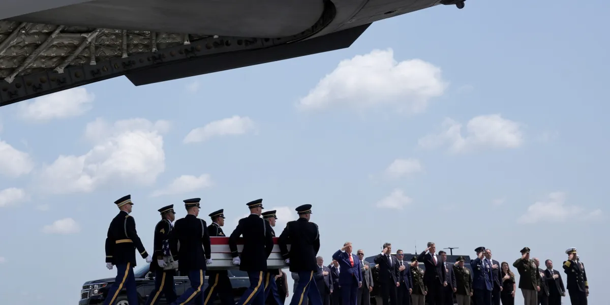 U.S. troops killed recently were moved from the Iran war death toll to ‘overseas operations’ after the Pentagon claimed ‘temporary data disruptions’